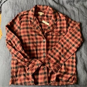 Madewell flannel pajamas- never worn